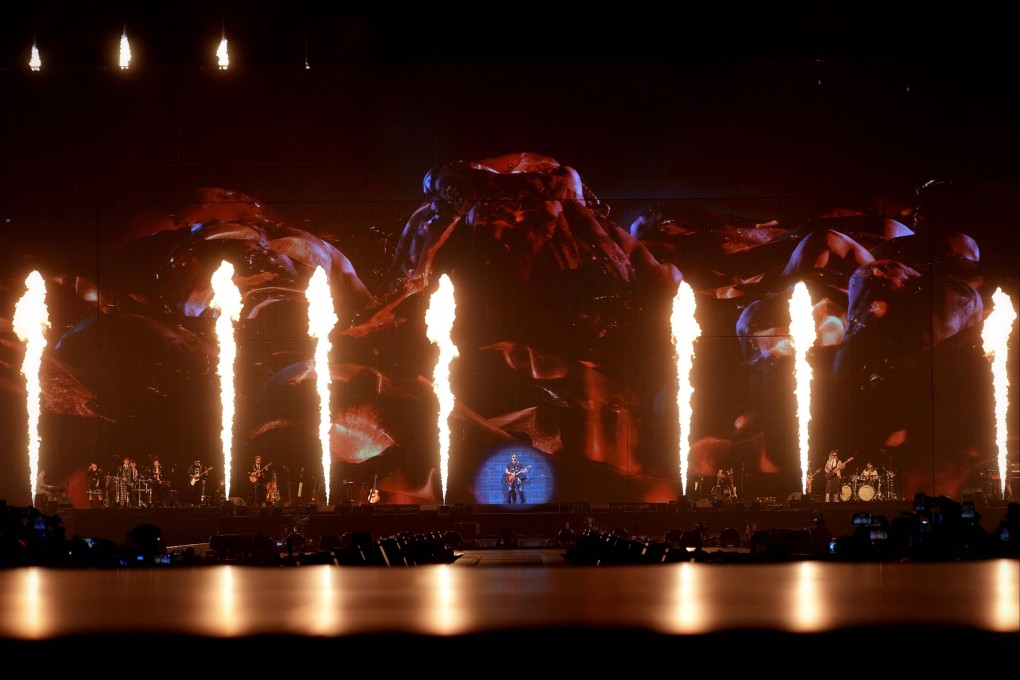 Cantopop star Nicholas Tse at Kai Tak Stadium. Photo: Elson Li