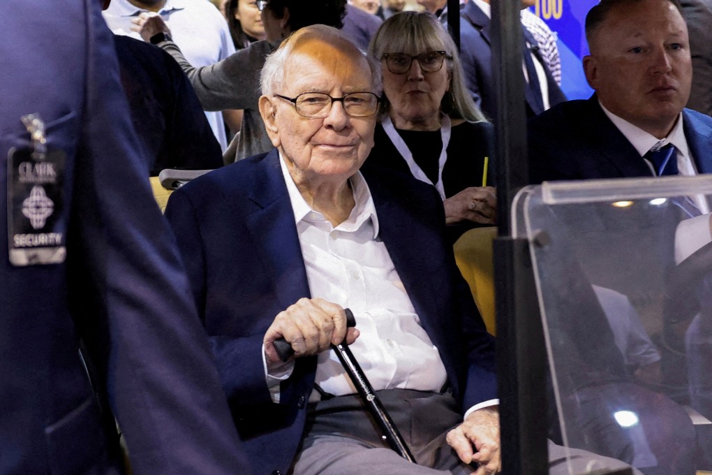 Berkshire Hathaway Chairman Warren Buffett attends the company’s annual shareholders’ meeting in Omaha, Nebraska, on Saturday. Photo: Reuters