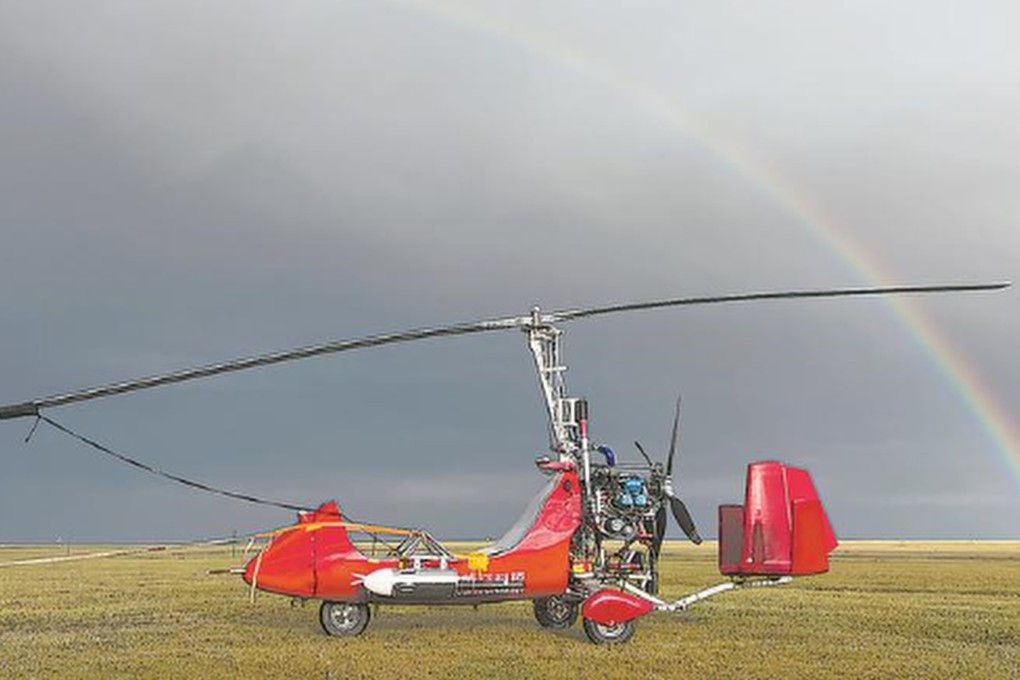 An X-G500 drone for weather modification in Xinjiang. Photo: Xiamen Tengxi Aviation Technology