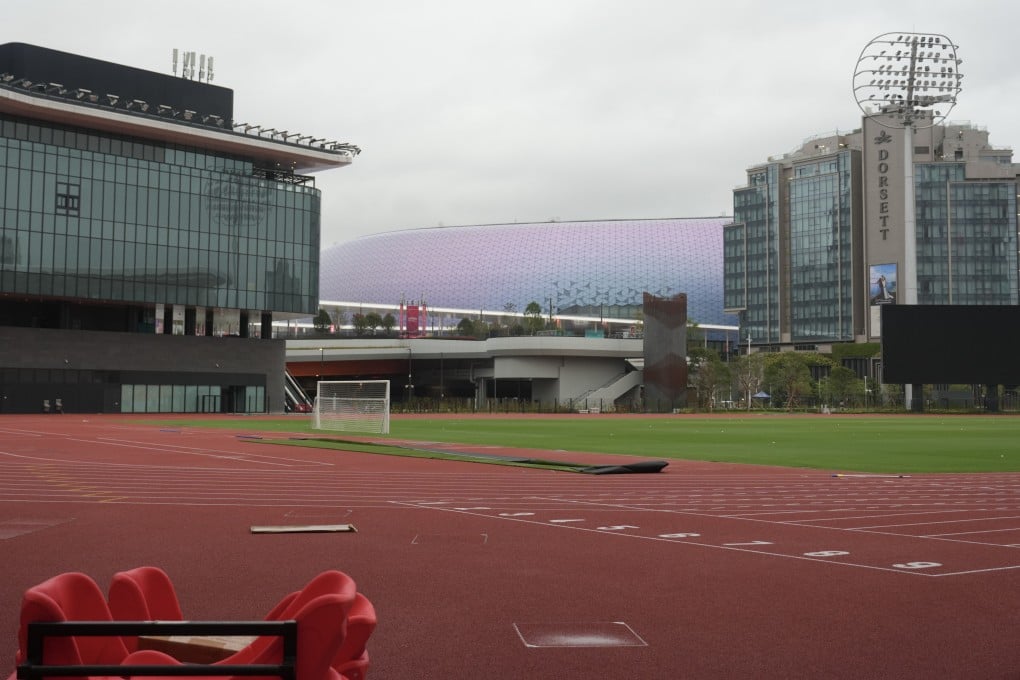 Kai Tak Youth Sports Ground is set up for athletics, rugby and football, but not cricket. Photo: Sam Tsang