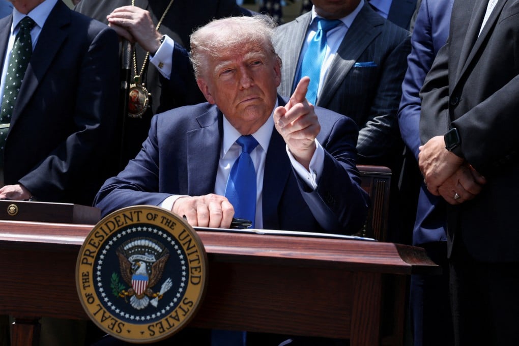 US President Donald Trump at the White House in Washington. Photo: Reuters