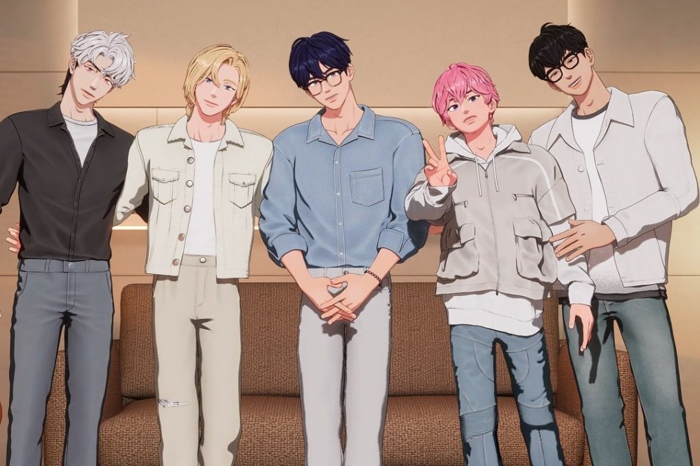 An image of K-pop virtual boy band Plave posted to Instagram in March to mark their second anniversary. Plave are aiming for global fame like BTS. Photo: Instagram/plave_official