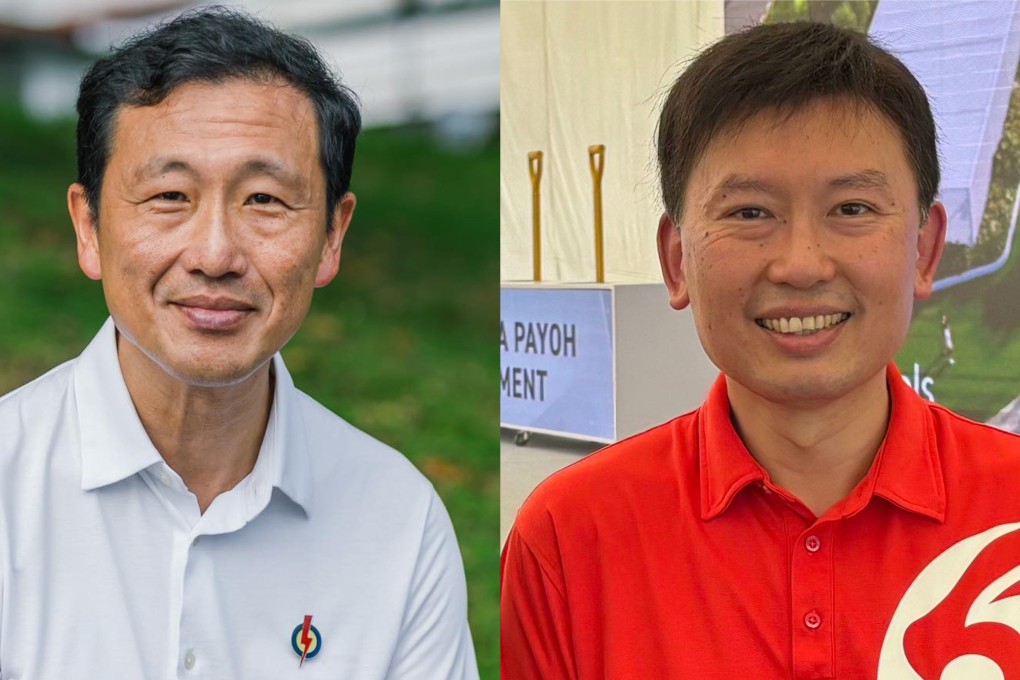 Singapore ministers Ong Ye Kung (left) and Chee Hong Tat. Photos: Facebook