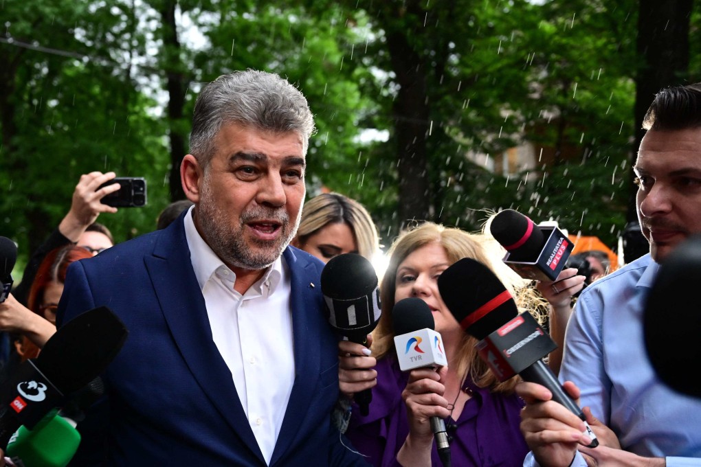 Romanian Prime Minister Marcel Ciolacu. Photo: AFP