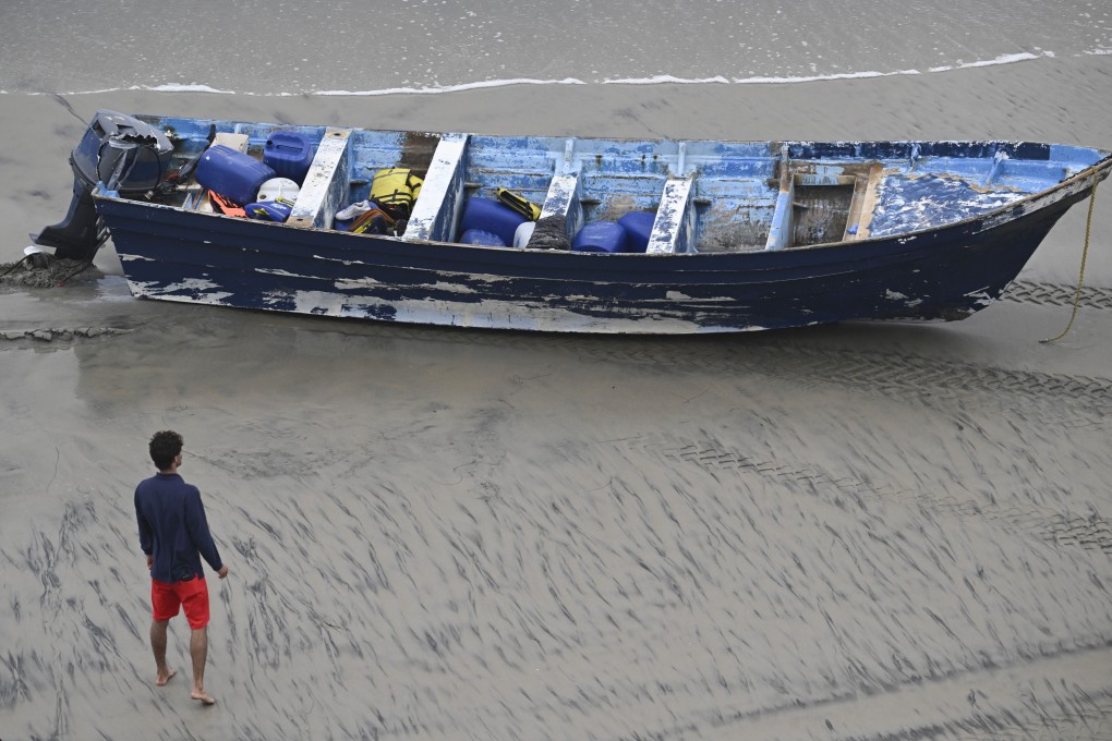 Police described the vessel as a small fishing boat in poor condition. Photo: AP
