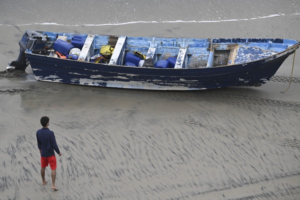 Police described the vessel as a small fishing boat in poor condition. Photo: AP