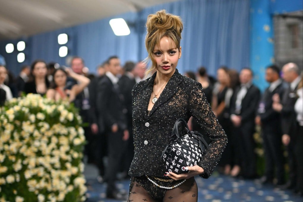 K-pop singer Lisa arrives for the Met Gala in New York on May 5. Photo: AFP
