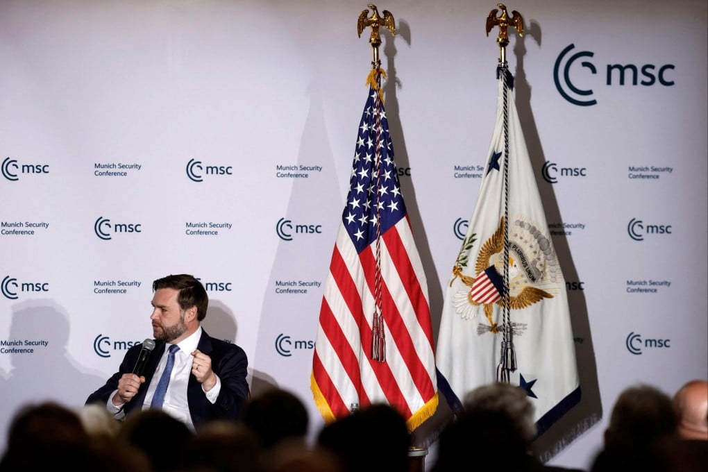 US Vice-President J.D. Vance speaks at the Munich Leaders Meeting in Washington, DC on Wednesday. Photo: via AFP