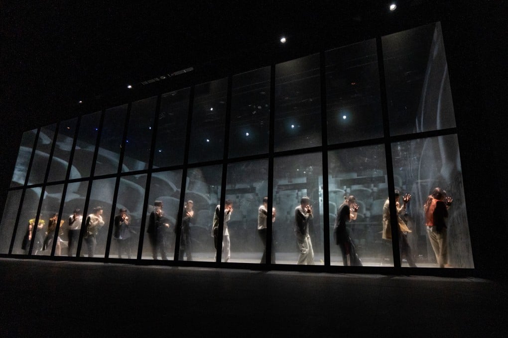 A scene from Mr Blank 2.0 by Hong Kong’s City Contemporary Dance Company, which depicts a world of CCTV surveillance where basic humanity has disappeared. Photo: Carmen So