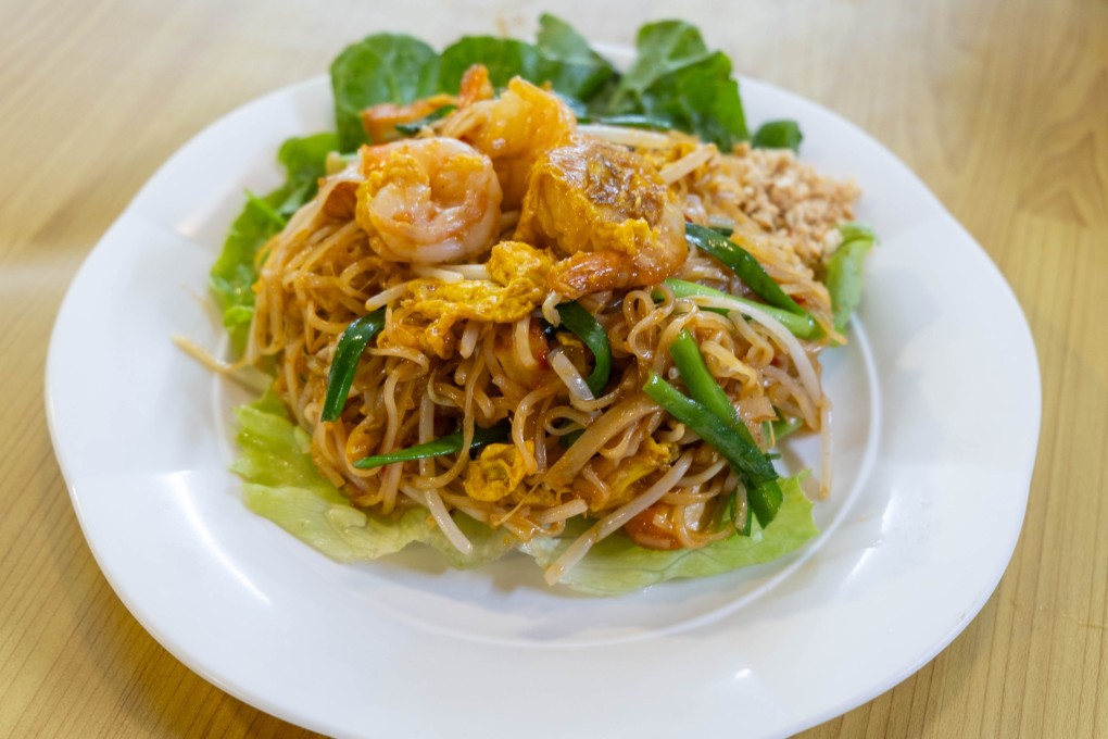 Pad Thai at Amporn Thai Food in Kowloon City’s cooked food centre. The Hong Kong neighbourhood’s Thai food is delicious, affordable and in no need of elevation. Photo: Sam Evans