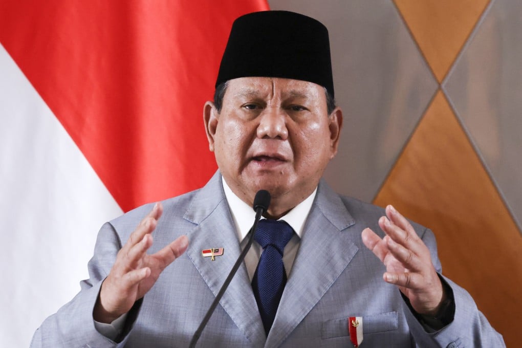 Indonesian President Prabowo Subianto speaks during a press conference in Kuala Lumpur in January. Photo: AP