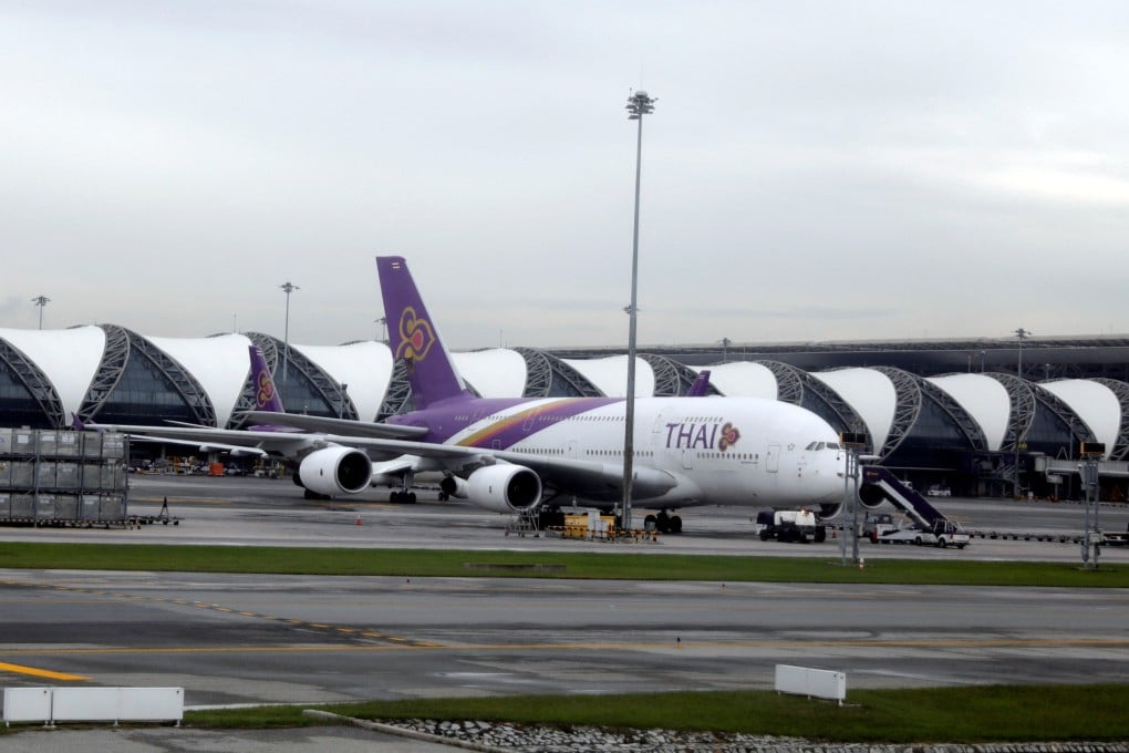 Thai Airways said that flights to destinations in Europe and South Asia would be diverted on Wednesday. Photo: Reuters