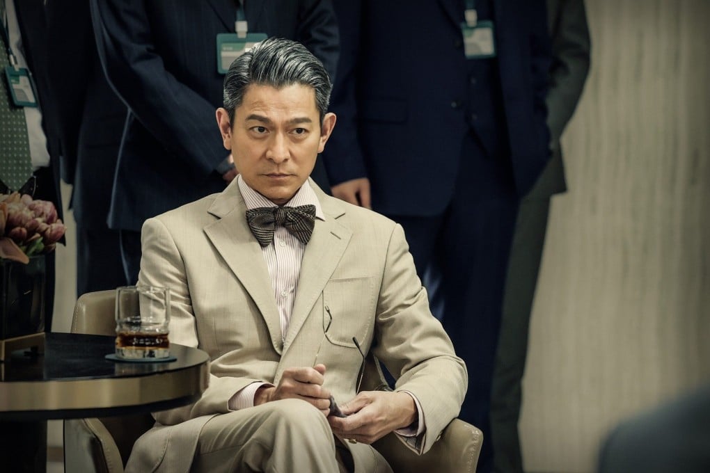 Andy Lau as equity analyst Todd Zhang in a still from A Gilded Game (category IIA; Mandarin), directed by Herman Yau Lai-to. Oho Ou co-stars.