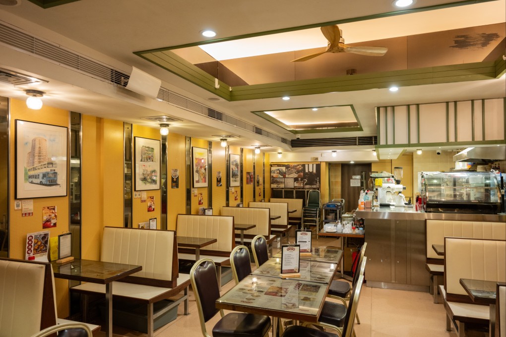 The vintage decor of Tai On Coffee and Tea on Canton Road, Yau Ma Tei, which opened in 1969,  remains intact. Photo: Eugene Chan