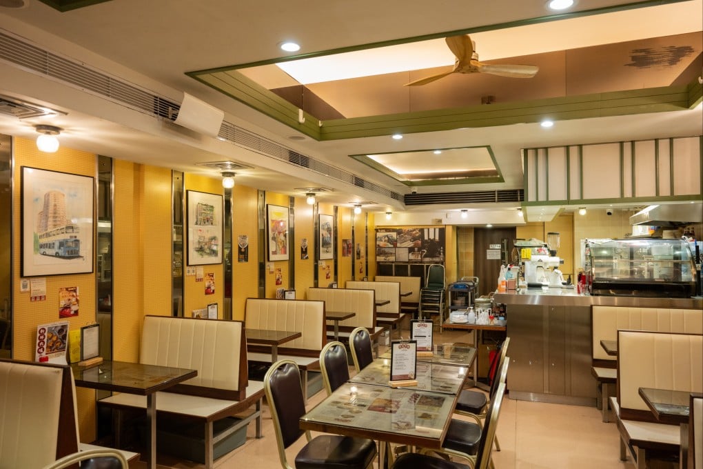 The vintage decor of Tai On Coffee and Tea on Canton Road, Yau Ma Tei, which opened in 1969, remains intact. Photo: Eugene Chan