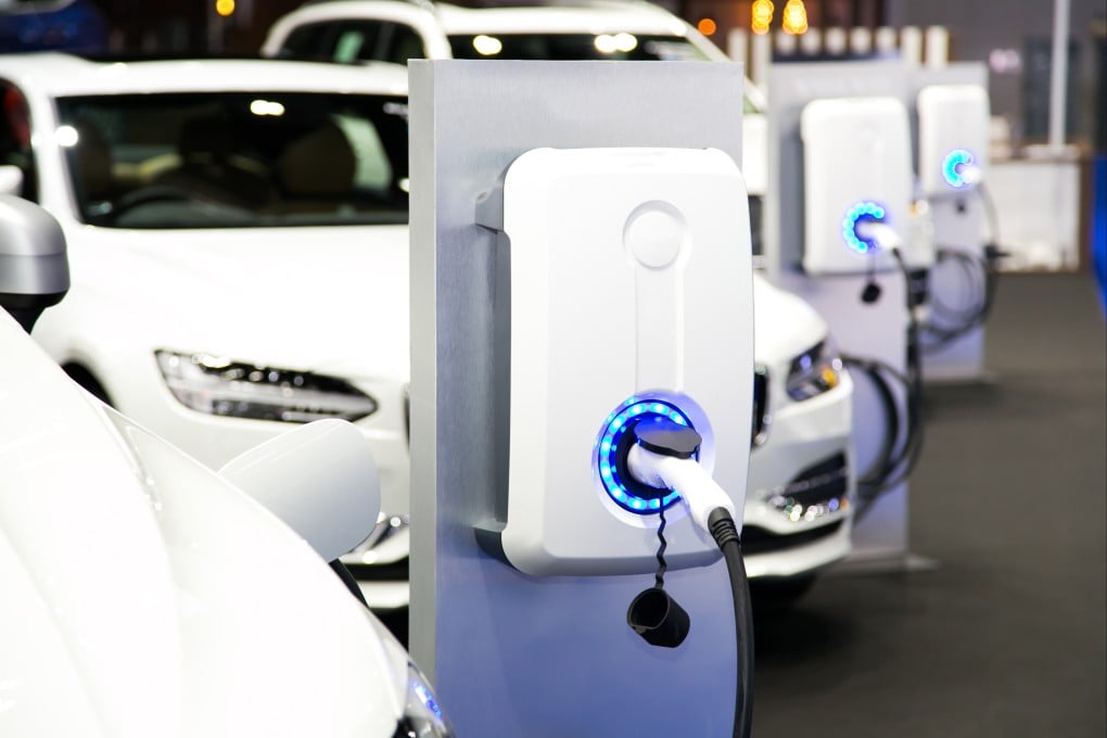 An electric car charging station. Despite possessing some 6.9 million tonnes of rare earth reserves, India remains reliant on Chinese imports. Photo: Shutterstock