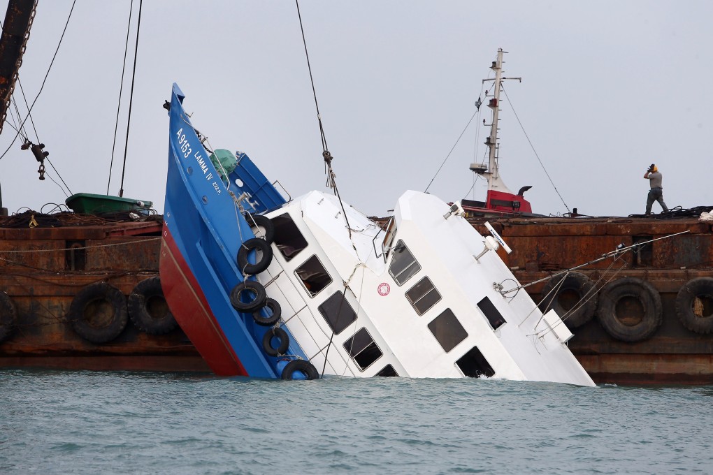 The sinking of the Lamma IV is one of Hong Kong’s deadliest maritime disasters. Photo: SCMP