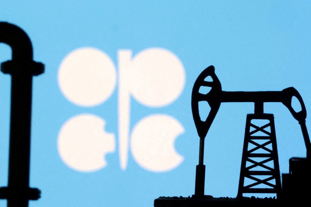 The Opec logo. The cartel announced last weekend that it would raise output in June by 411,000 barrels per day. Photo: Reuters