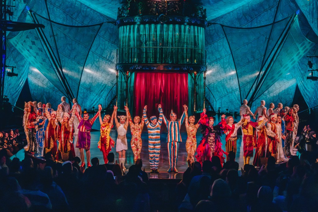 The cast of Kooza takes a bow after a show in Seattle in March before the show heads to Hong Kong. Photo: Jocelyn Tam