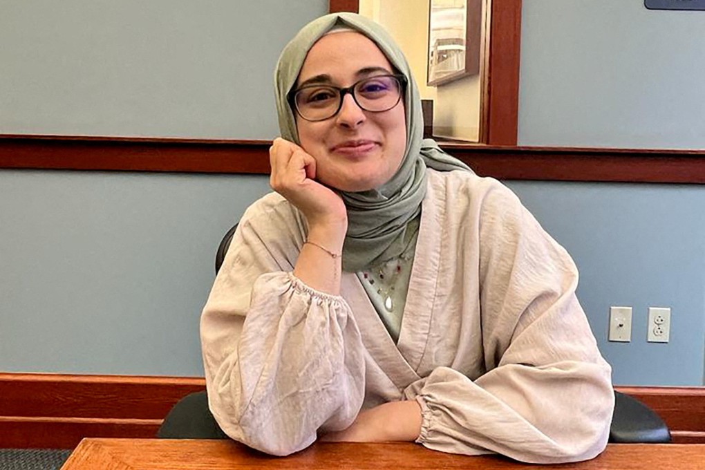 Rumeysa Ozturk, a Turkish doctoral student at Tufts University in Somerville, Massachusetts, poses in an undated photograph provided by her family. Photo: Ozturk family via Reuters