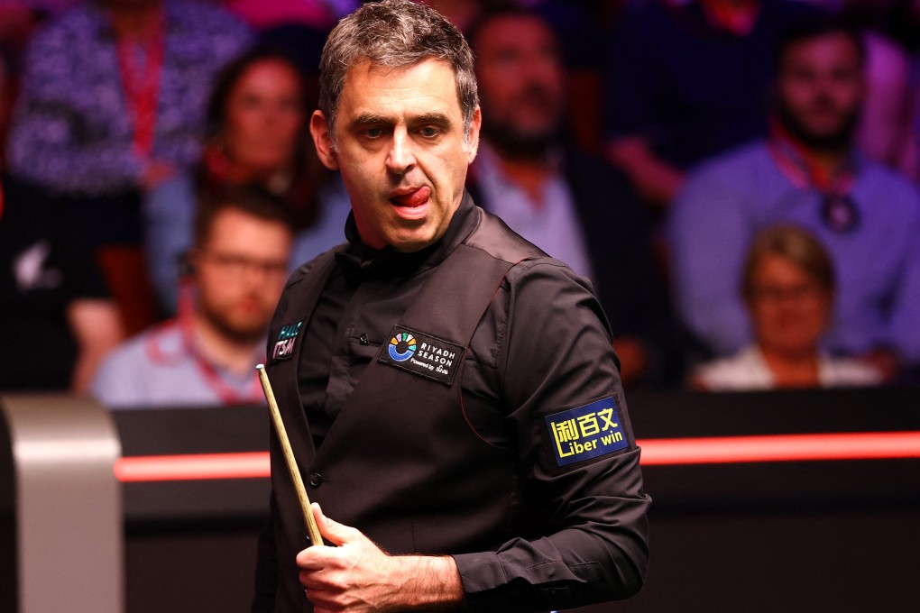 Ronnie O’Sullivan reacts during his semi-final match against China’s Zhao Xintong earlier this month. Photo: Reuters