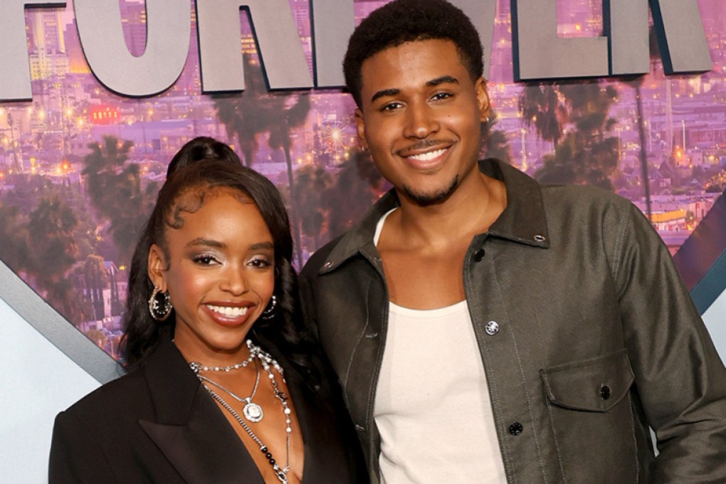 Lovie Simone and Michael Cooper Jr attend a special screening of Netflix’s Forever in Los Angeles. They and producer Mara Brock Akil have been talking about the making of the show. Photo: TNS