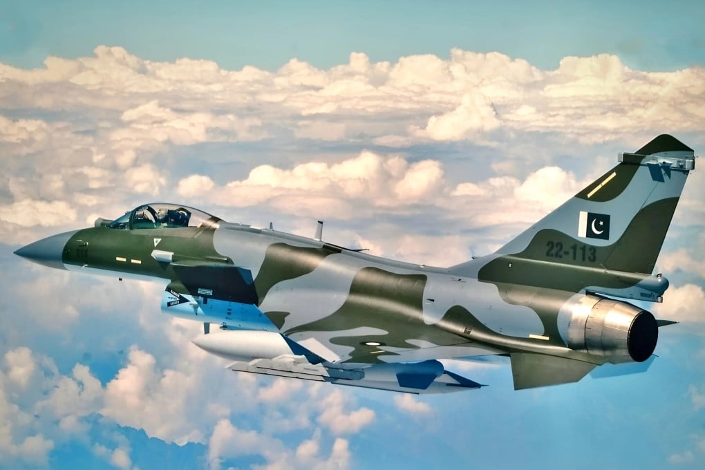 Pakistan says it shot down India’s Rafale fighter jets with Chinese -made Chengdu J-10C Vigorous Dragon aircraft during an intense aerial dogfight on Wednesday. Photo: Handout