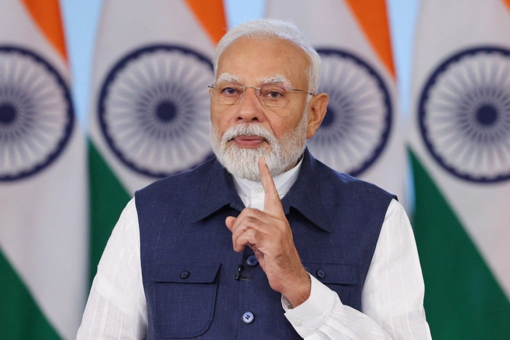 India’s Prime Minister Narendra Modi says Pakistan must dismantle its terrorist infrastructure to improve relations. Photo: India’s Press Information Bureau/Reuters
