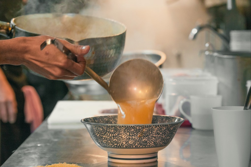 A chef makes a bowl of ramen noodles. Ramen fans criticised South Korea’s festival for poor planning, limited brands, and logistical issues. Photo: Shutterstock