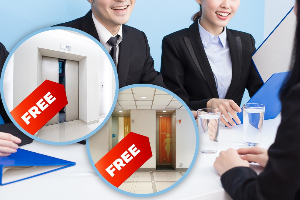 A job advertisement in China which features “free toilet use” as a work benefit has sparked a humorous reaction online. Photo: SCMP composite/Shutterstock