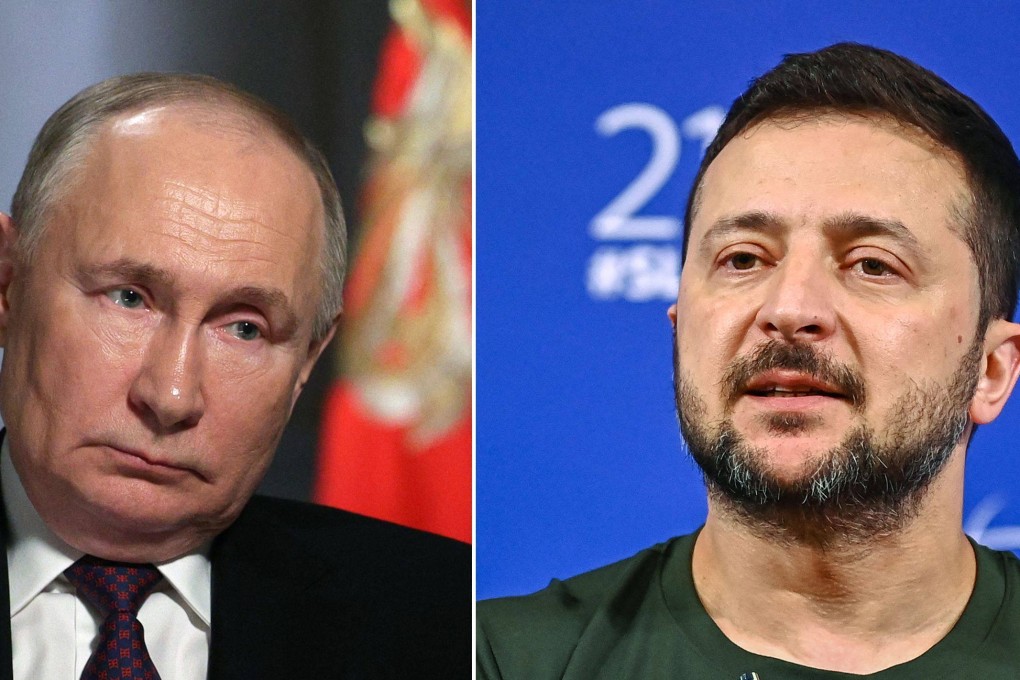 Ukraine’s President Volodymyr Zelensky (right) insists on meeting Russian President Vladimir Putin in Istanbul for peace talks. Photo: AFP