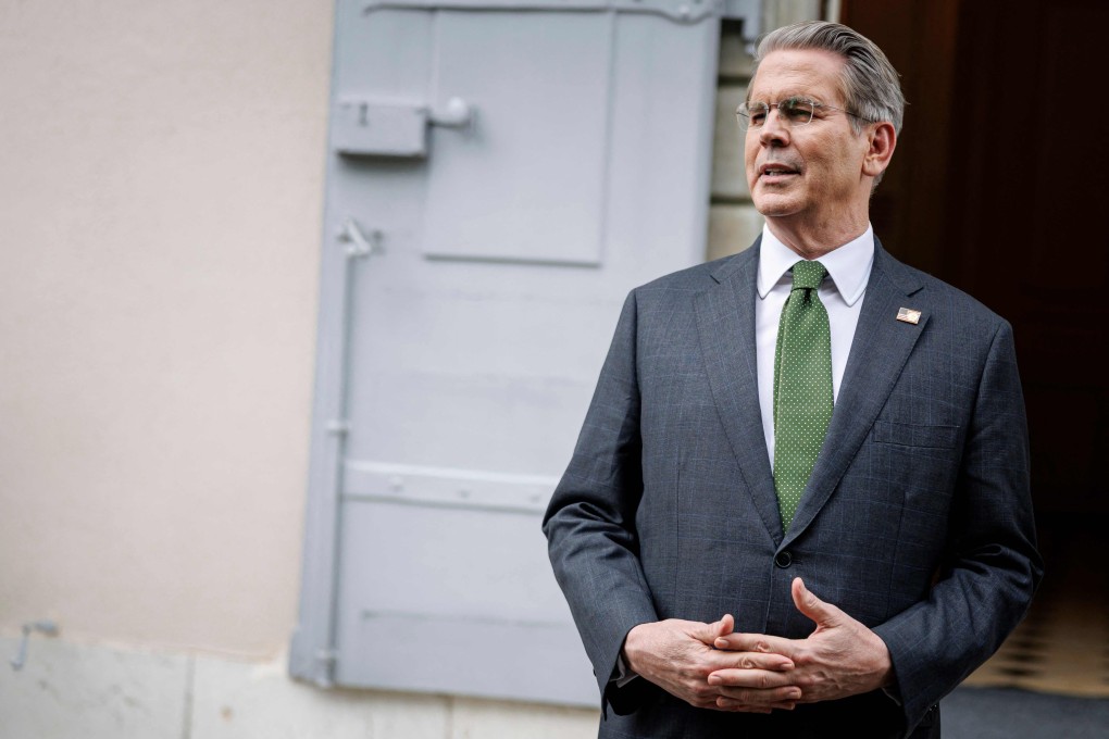 US Treasury Secretary Scott Bessent addresses the media on Sunday after trade talks between the United States and China in Geneva, Switzerland. Photo: AFP