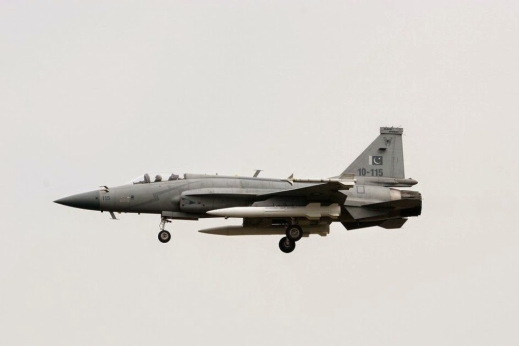Pakistan’s military claims it destroyed an Indian air defence system in Punjab using Chinese hypersonic missiles fired from a JF-17 fighter jet. Photo: Handout