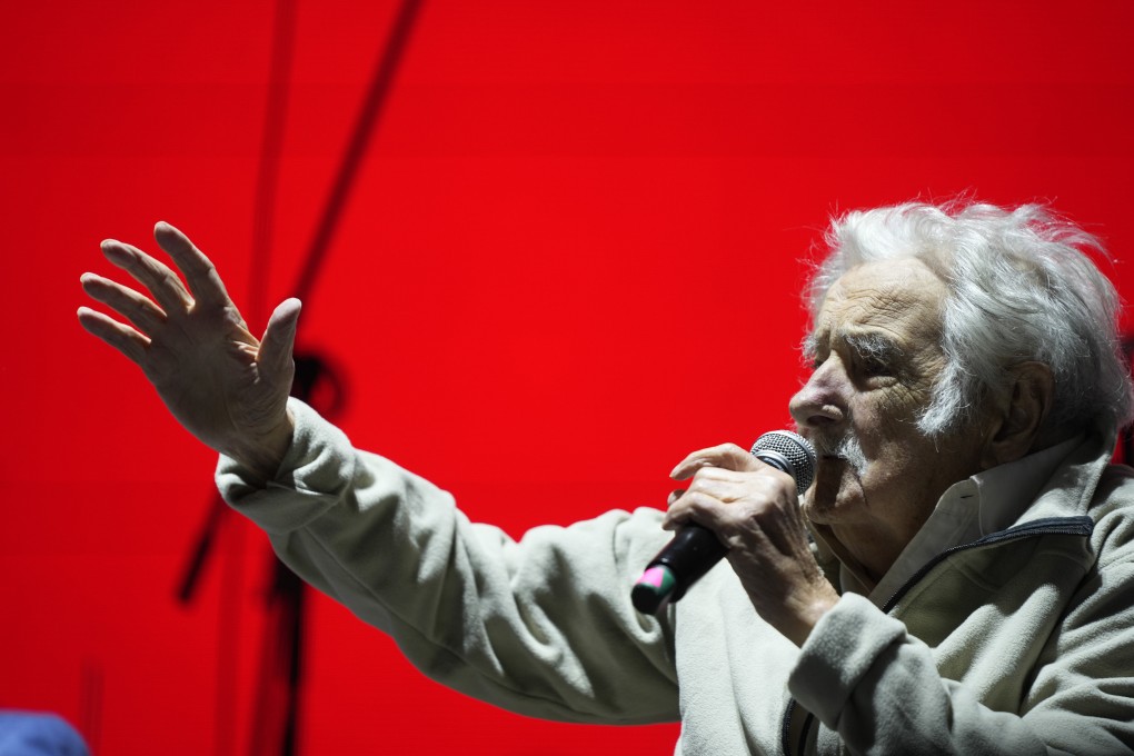 Jose Mujica delivers a speech in Montevideo, Uruguay, last year. Photo: Xinhua