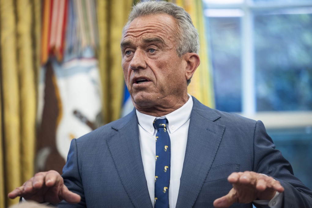 US Secretary of Health and Human Services Robert F. Kennedy Jnr speaks at the White House on May 5. Photo: CNP/Zuma Press/TNS
