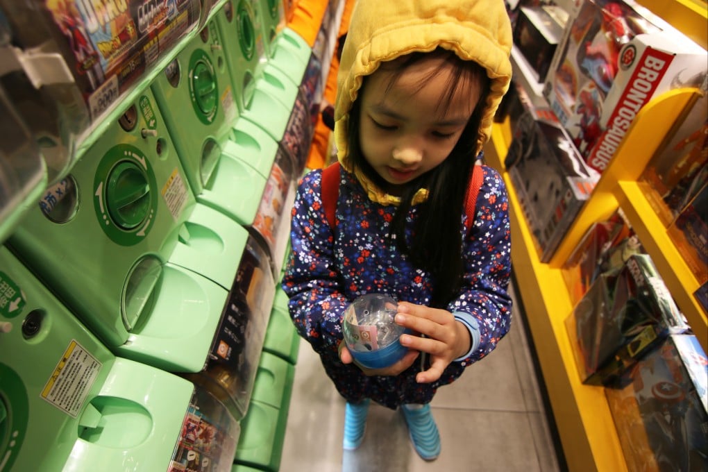 Capsule toy vending machines, known in Japan as gachapon, have become popular outside the country. This and other popular physical gambling-like products should be more strictly regulated. Photo: Shutterstock