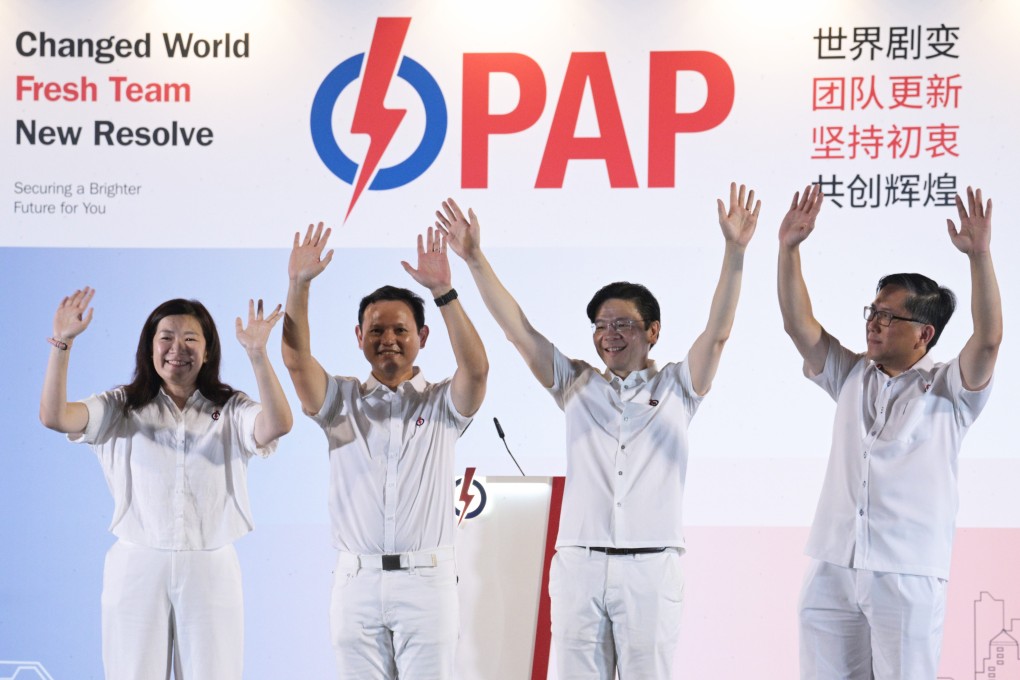 A survey in Singapore shows different levels of satisfaction among the age groups on the outcome of the 2025 election, in which the ruling People’s Action Party, led by Prime Minister Lawrence Wong, won a resounding mandate. Photo: Then Chih Wey/Xinhua