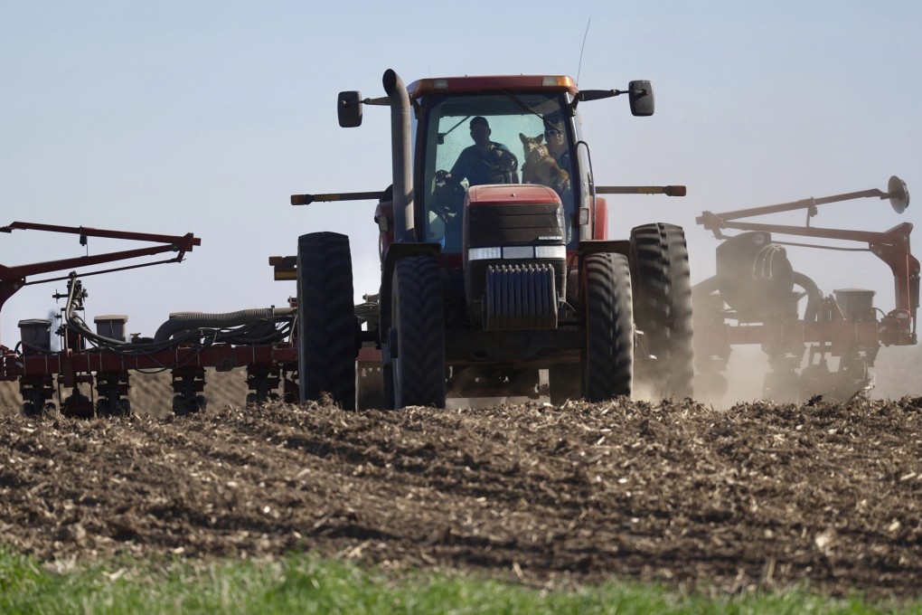 Soybeans are planted near Waverly, Minnesota. Photo: AP