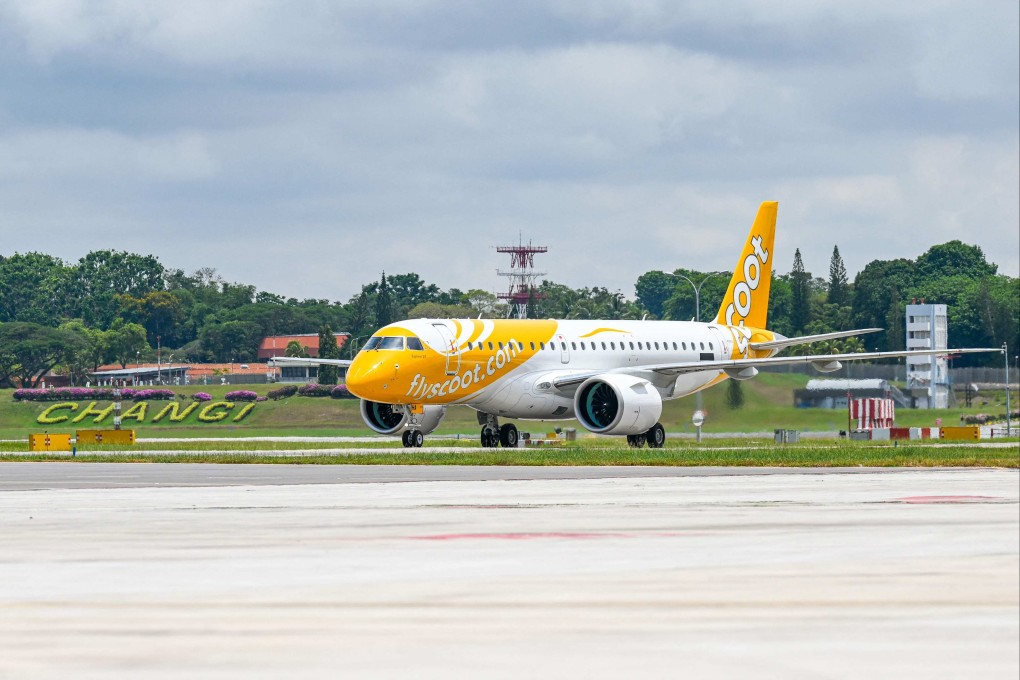 A passenger was jailed for five weeks for threatening safety on a Scoot flight from Australia to Singapore. Photo: AFP