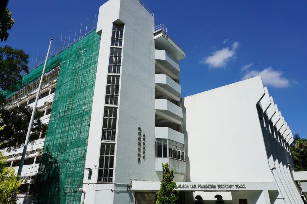 The incident happened at Carmel Alison Lam Foundation Secondary School on Wah King Hill Road. Photo: Handout