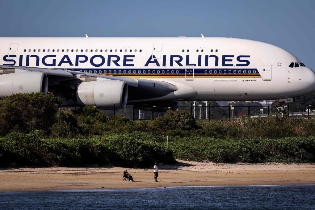 Singapore Airlines warned that tariff and trade tensions could hurt demand for passenger and cargo flights. Photo: AFP