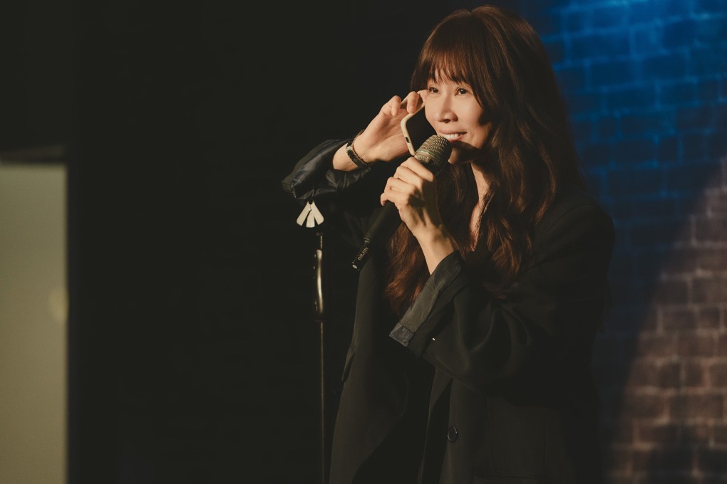 Hsieh Ying-xuan as Le-le in a still from Forget You Not. The Netflix show stars Hsieh as a woman who uses comedy to cope with her father’s dementia and life’s trials. Photo: Netflix