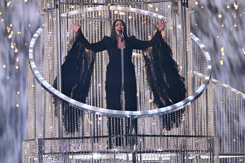 Singer Yuval Raphael. Israel has competed in Eurovision for more than 50 years and won four times. Photo: AFP