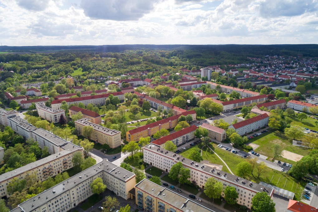 The current population in Eisenhüttenstadt in eastern Germany, near the border with Poland, has declined to some 24,000 in recent years, from around 50,000 in 1990. Photo: Getty Images