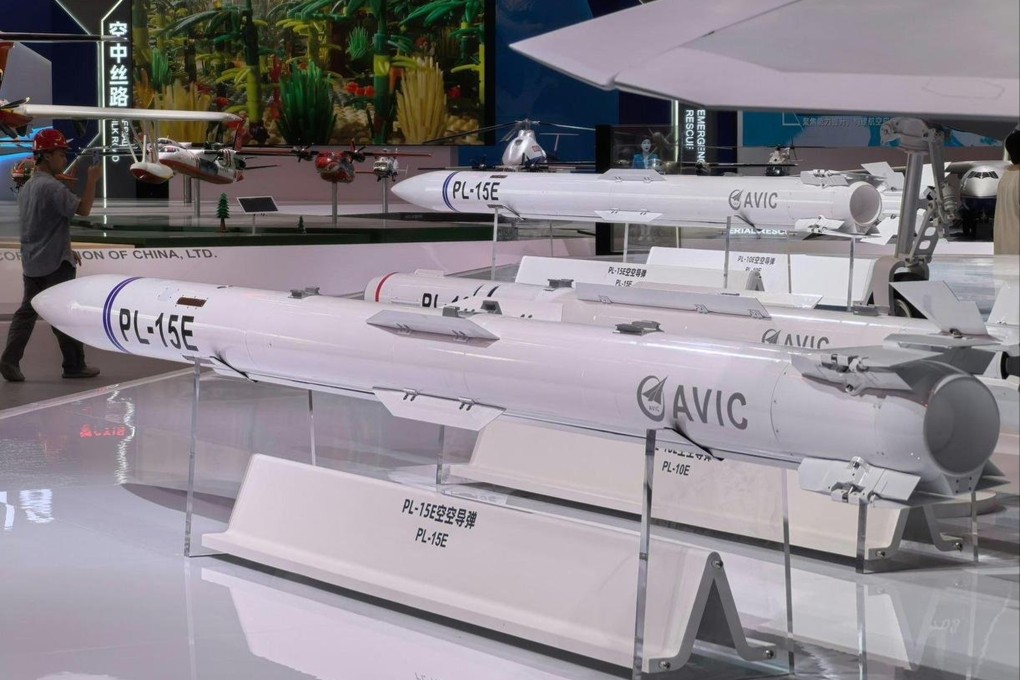 The PL-15 missile is seen as a cornerstone of China’s growing ability to contest air superiority. Photo: Handout