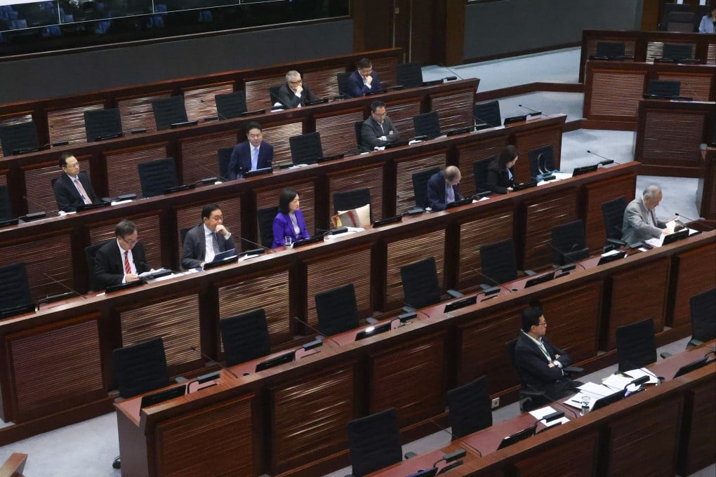 Lawmakers scrutinise the subsidiary legislation. Photo: Dickson Lee