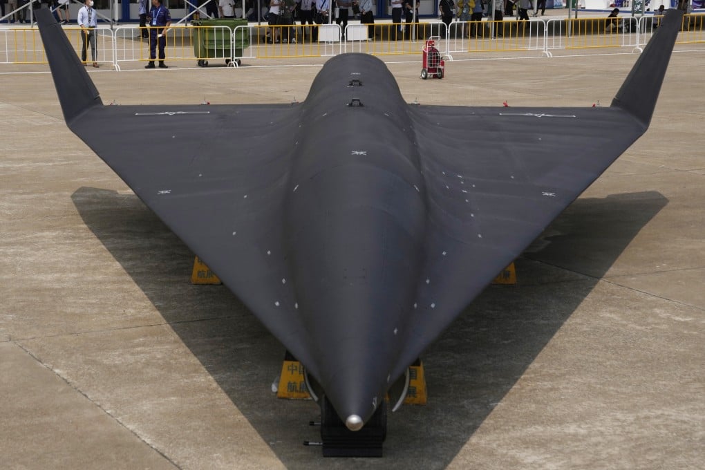 Chinese People’s Liberation Army (PLA) Air Force displays its high-altitude supersonic drone the WZ-8 during the 13th China International Aviation and Aerospace Exhibition. Photo: AP