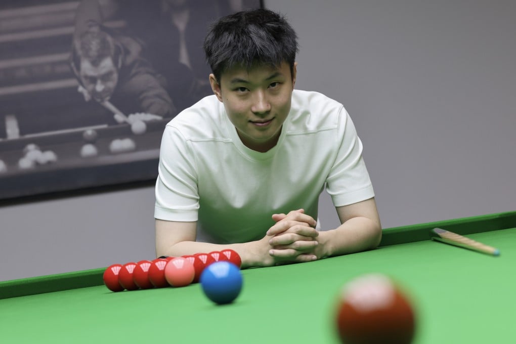 Zhao Xintong, China’s first world snooker champion. Photo: Jelly Tse
