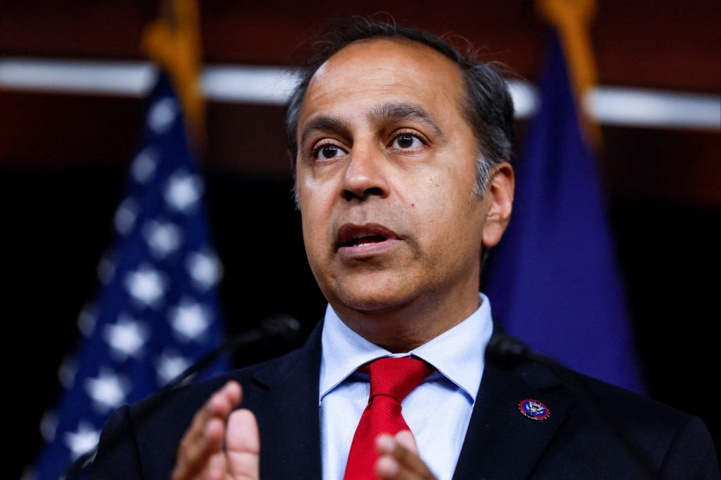 US congressman Raja Krishnamoorthi, an Illinois Democrat, is the ranking member of the House Select Committee on the Chinese Communist Party. Photo: Reuters