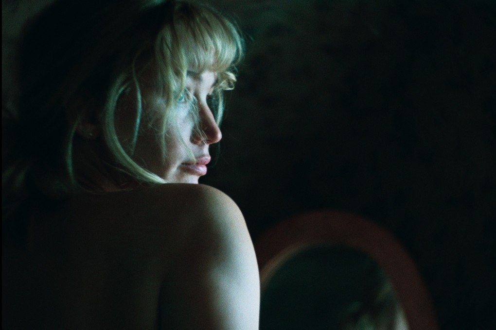 Jennifer Lawrence as Grace in a still from Die, My Love, directed by Lynne Ramsay. Robert Pattinson co-stars. Photo: Handout